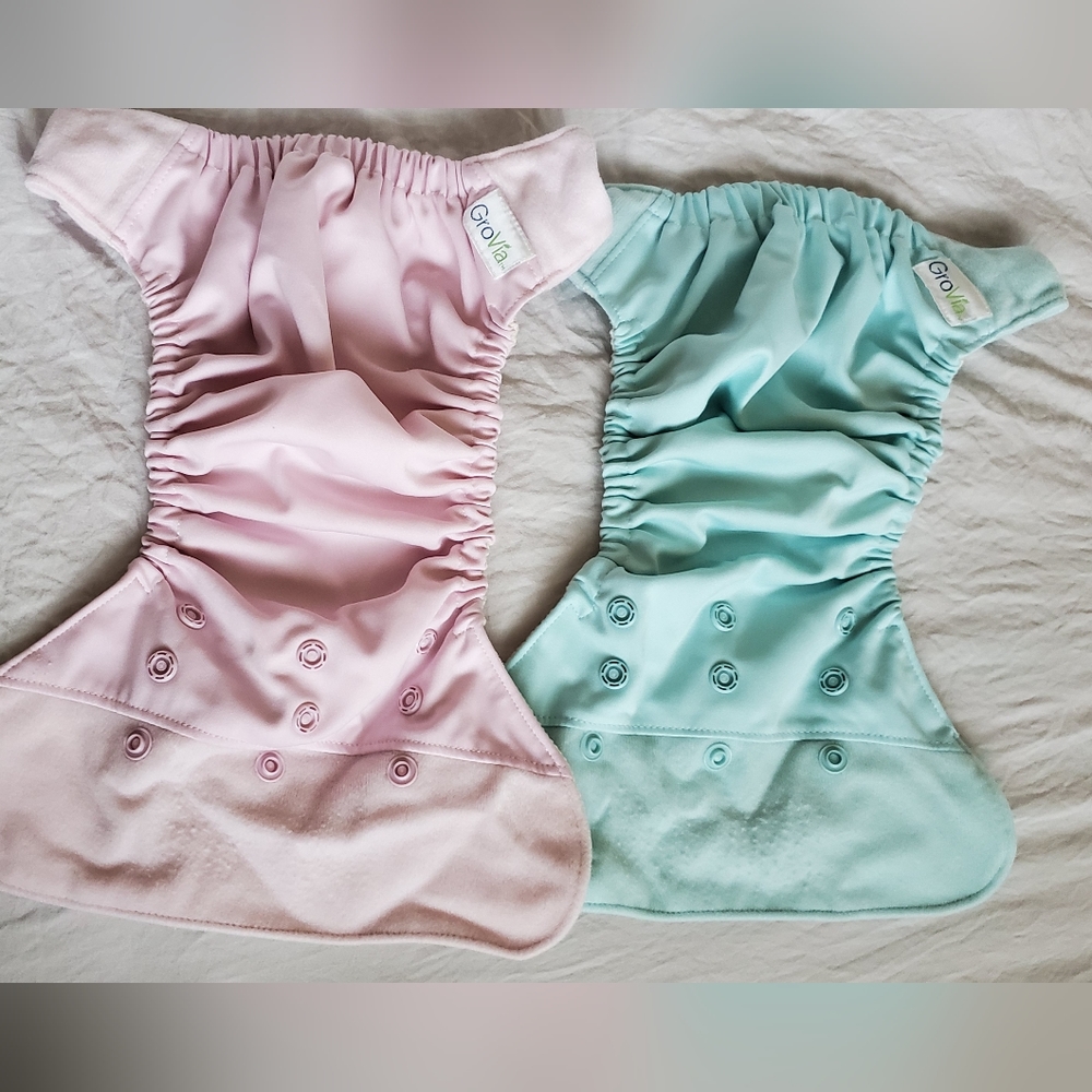 GroVia hybrid one size cloth diapers